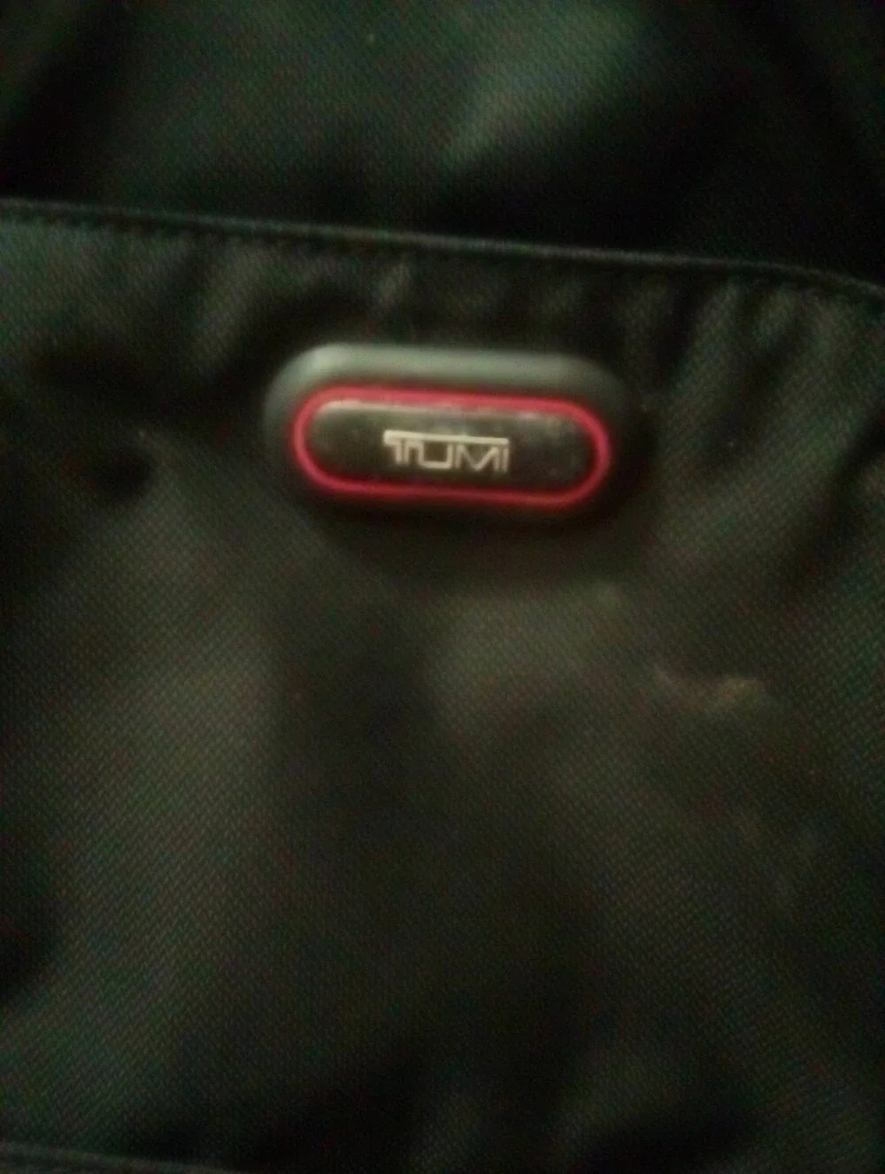 Tumi Authentic Designer Black Full Size Backpack Like NEW